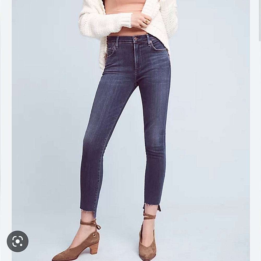 Citizens of Humanity Rocket Hi-Lo Hem High-Rise Skinny Jeans